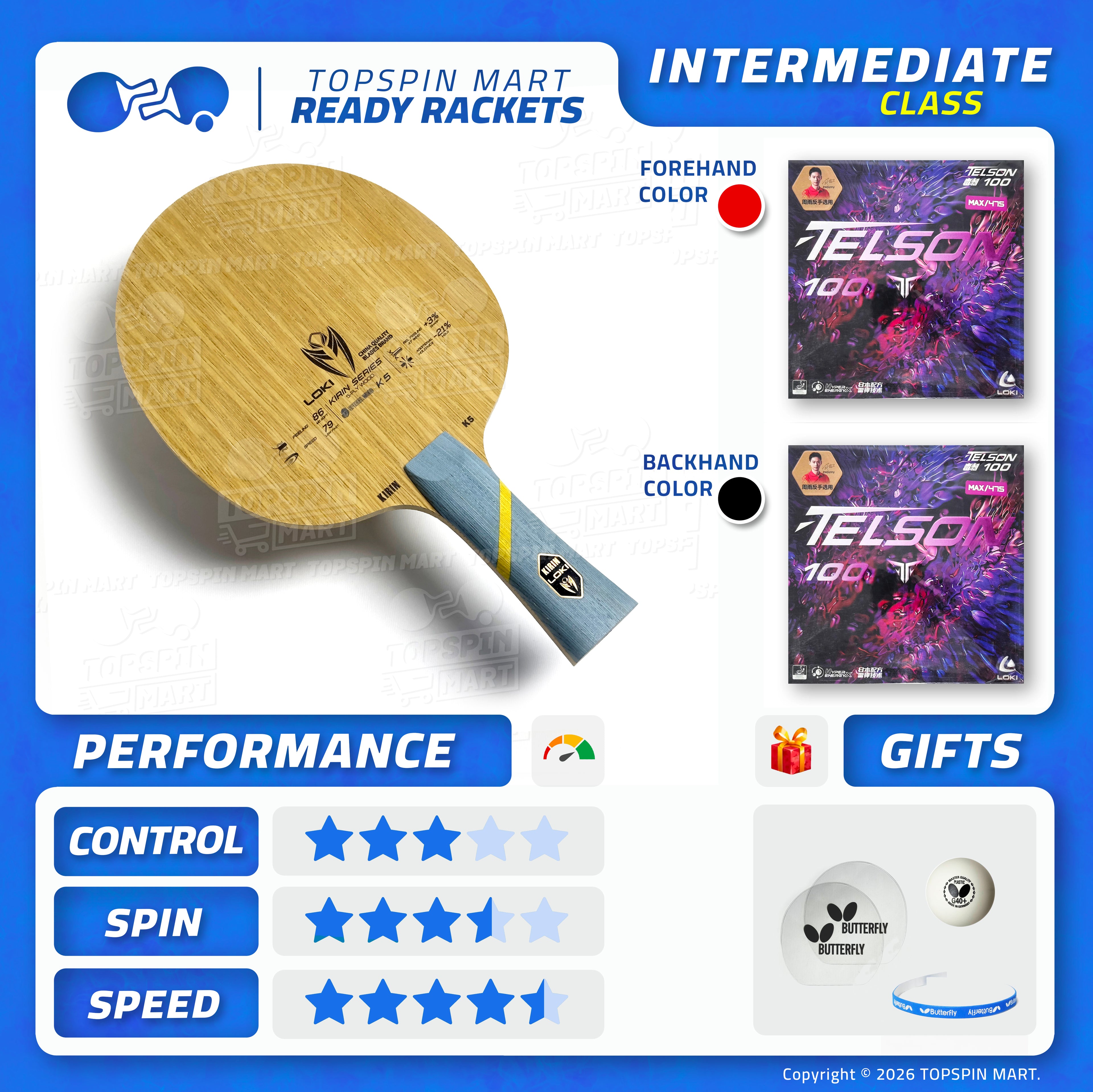 Ready Racket — Loki Kirin K5 + Loki Telson 100