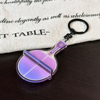 [Topspin] Mini Ping Pong Racket Keychain – Acrylic Gradient