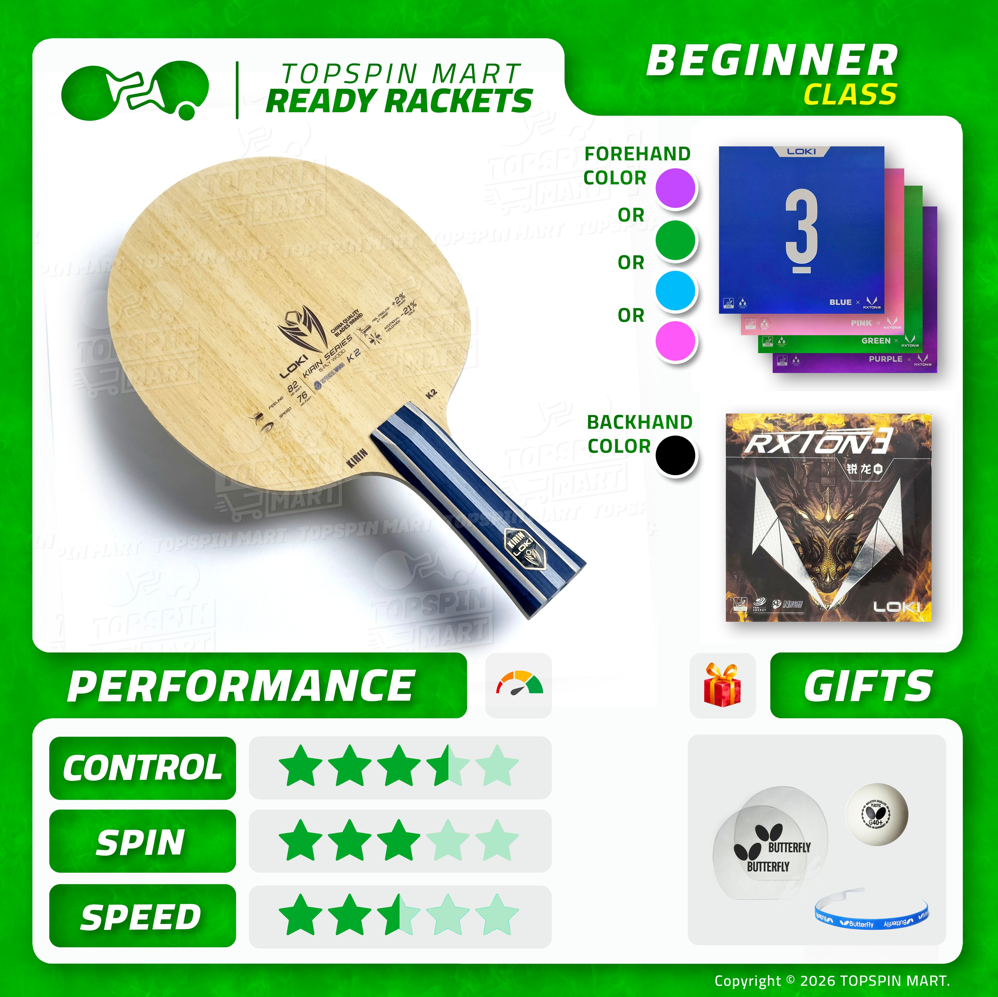 Ready Racket — Loki Kirin K2 + Loki Rxton 3 (Color)