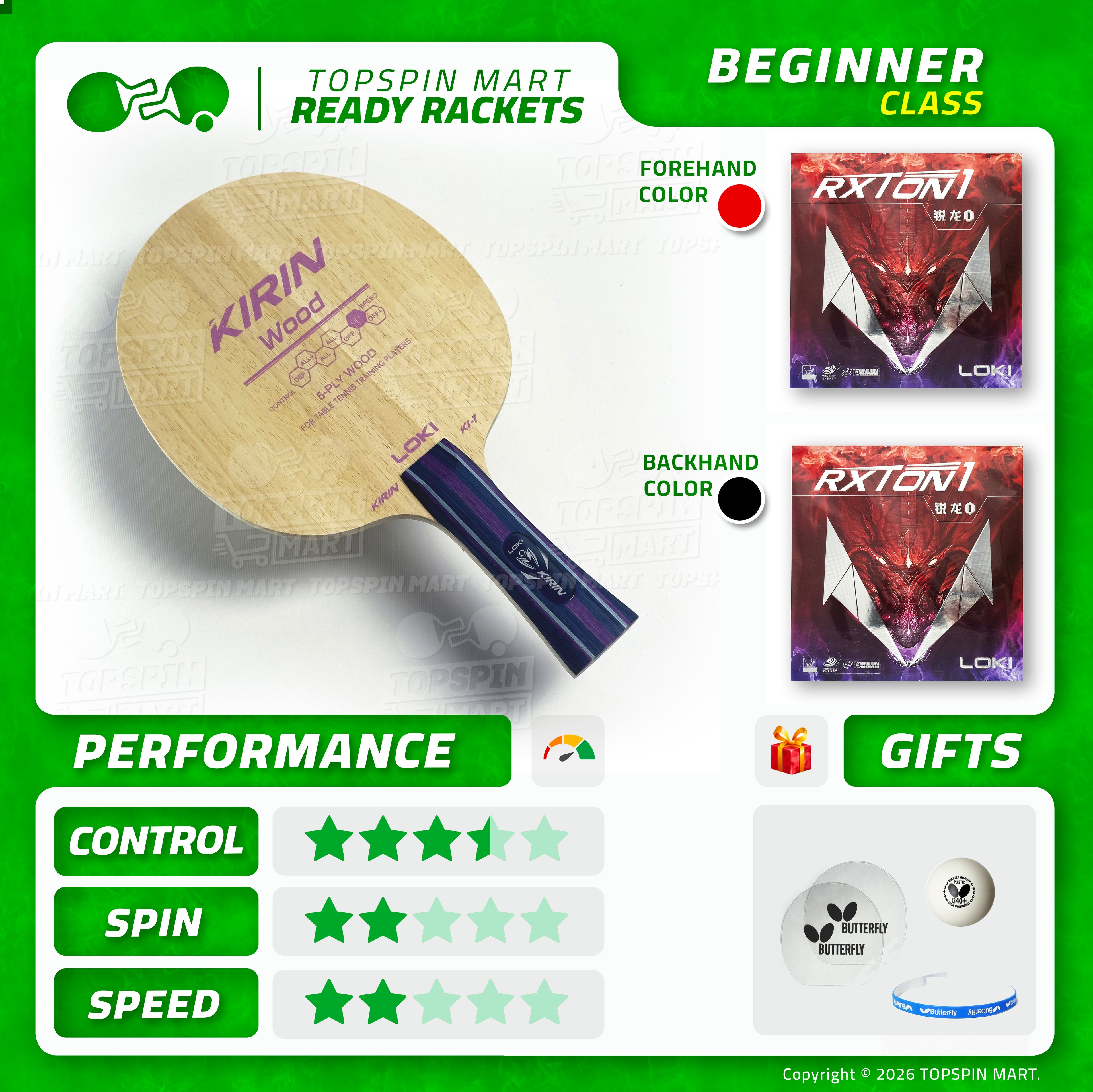 Ready Racket — Loki Kirin KI-T + Loki Rxton 1