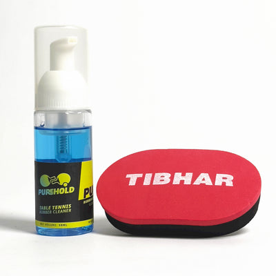 PureHold Foam Cleaner 50ml with Tibhar red sponge