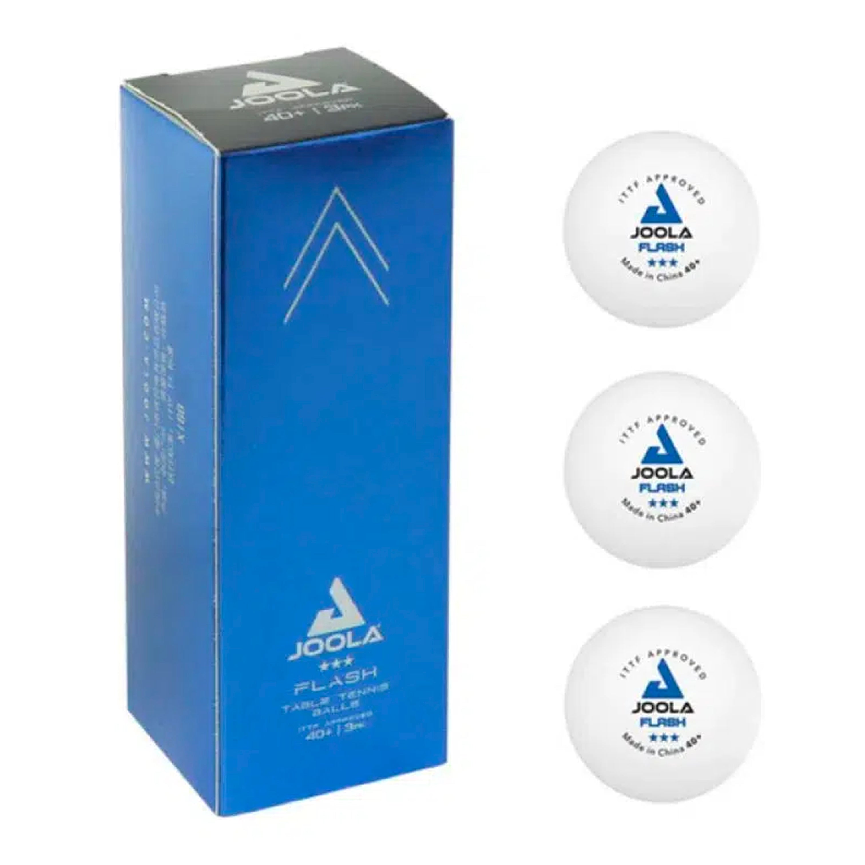 [Joola] FLASH 40+ 3 Star ITTF Approved [Pack 3 balls]